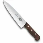 Victorinox Rosewood Carving Knife, Stainless Steel Extra Wide Blade, Ideal for Large Cuts, Professional And Home Use, Wooden, 20 cm, Swiss Made