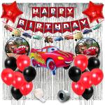 Party Propz Paper Mcqueen Car Birthday Theme Decorations