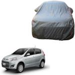 Love Me Grey Fiat Palio Car Body Cover with Mirror Pockets