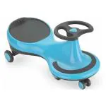 Miss & Chief Blue Plastic Non Battery Operated Ride On Car