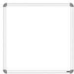 SRIRATNA Non Magnetic 2X2 Feet Non Magnetic Double Sided White Board and Chalkboard Both Side Writing Boards, one Side White Marker and Reverse Side Chalkboard Surface - Pack of 1 Whiteboards (White, Green)