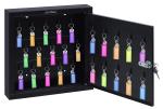 Plantex Black Metal Key Storage Box with 25 Key Holder