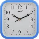 Ajanta Light Blue Analog Standard Wall Clock with Glass (20 x 20 cm) 6677