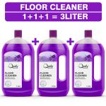 Qssiy Lavender Serenity Sweep Perfumed Surface And Floor Cleaner - ( 1L + 1L + 1L )