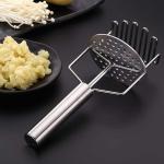 Emergity Stainless Steel Hand Potato, Pav bhaji Masher | Smasher for Kitchen Tool (Silver)