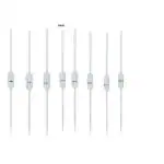 ABGIL Borosilicate Glass Volumetric Pipette - One Mark Accuracy - 1 ml 2 ml 5 ml 10 ml 20 ml 25 ml 50 ml 100 ml Capacity - Set of 8 Units