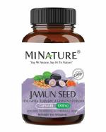 MINATURE Jamun Seed Capsules, 90 Capsules / Enhanced with Fenugreek , Turmeric and Gymnema / Digestion support / Promotes healthy blood sugar levels