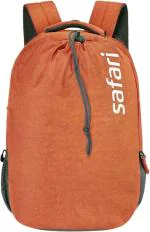 Safari Orange Polyester Laptop Backpack 44 L