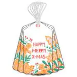 Festiko 12 Pcs Christmas Gift Tags (Design 12), Xmas Santa Gift Tags For Gift Wrap