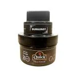 QUICK NUBUCK & SUEDE SHOE POLISH Cream Color - Burgundy (Pack 50 Grams) Carnauba Wax Shoe Polish Cream with Silicon Oil and Leather Conditioner