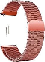 Black Lovies Pink Stainless Steel Smart Watch Strap For Samsung Gear S3 Classic,Frontier