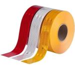 ETS Handpro Satishve Imported 2 inch x 5 Meter (16 Feet) (Each) High Intensity Reflective Conspicuity Tape, (Yellow, Red & White)