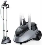 Rossmann, 1800W, Professional Garment Steamer| 2.6 Litre Largest Water Tank| 60+mins of Continuous Steam| Premium Build Quality| 2 Years Warranty, Black&Grey