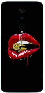 instyler One Plus 7 Pro Matte Vinyl Lips Printed Mobile Skin Sticker with Scratch Resistant Lamination