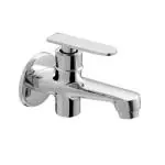 Thoisewelt Silver Brass 2 In 1 Faucet Hand Shower Long Body Jet Spray Connector