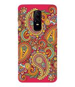 Bhaicover OnePlus 6 Best Rangoli Design Mobile Back Case Cover