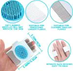 Q D BABY SCALP SHAMPOO BRUSH HAIR COMB LICE NIT SILICON SCALP MASSAGER WET DRY Inco