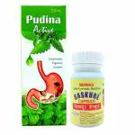 Herbshd PUDINA ACTIVE Syrup 200ml & GASKURE 50 Capsule For Acidity Relief(combo pack of 2)