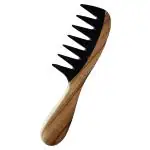 Ginni Marketing Handmade Wide Tooth Original Horn Handle Comb (Newly Launched)