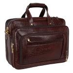 RICHSIGN Mango Leather Unisex 15.6 inch Laptop Messenger Bag