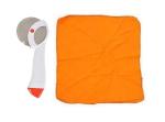 FIRST FRONT Stainless Steel Apex Pizza Cutter With Car Clean Orange Clothe and (Multicolour, Pack of 2)
