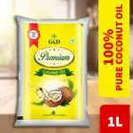 GKD's Premium 100% Pure Coconut Oil Pouch 1 L