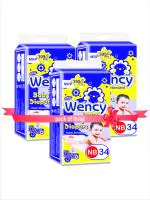 Wency All Round Protection Pants Style Baby Diapers, Breatheable Leakage Proof Fabric With Deep Absorption Sheet, Upto 5 kg New Born (NB) Size, 34 Count (Pack of 3)