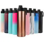 SOLARA Insulated Water Bottle 650ml, Hot Water Bottle, Thermosteel Water Bottle for Travel, Home, Office, School, Gym, Adults, Water Bottle Hot and Cold, Sipper Bottle, Rose Gold