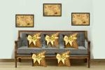 Divik Crafts Self Design Brown Satin Cushions Cover (51 x 56 cm) pack of 5
