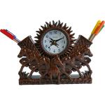 ProOffice 1 Compartments Plastic Pen Stand (Brown)