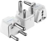 Ceptics India to South Africa, Botswana, Namibia & More (Type M) Travel Adapter Plug - CE Certified - RoHS Compliant - 3 Pack (GP-10L-3PK)