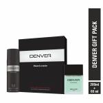 DENVER Black Code Gift Combo 200 ml Deodorant + 60 ml Perfume Deodorant Spray - For Men (Pack of 2)
