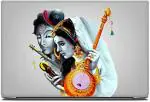 Divinedesigns Multicolor Vinyl Radha Krishna Laptop Sticker