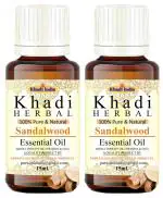 Khadi Herbal Sandalwood Essential Oil for Skin, Hair Growth, Bathing 30ml