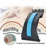 Shopeleven Back Stretcher Device for Bed| Chair & Car, Multi-Level Lumbar Support spine Board for Lower and Upper back Muscle pain relief With strap