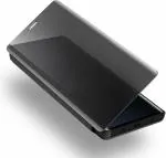 TRIFTY Samsung Galaxy S8 Black Polycarbonate S-View Mirror Stand Flip Cover