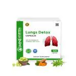 Omni Ayurveda Lung Detox Capsule -Respiratory Health Support| Tar & Toxin Removal (2 x 60 Capsules)