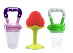 Manan Shopee Kids Strawberry Silicone Food Nibbler For Fruit And Veggie