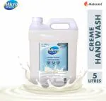 Micro Defence Cream Hand Wash| With Natural Milk, Aloe Vera, Neem, Tulsi| Paraben & Triclosan Free Hand Wash Can (5 L)