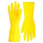 3P DELIVERING MEDICAL SOLUTION WORLDWIDE Reusable Latex Hand Gloves/Rubber gloves/Gloves for cleaning/Gloves for Washing Utensils/Gardening Gloves/Dish Washing Gloves for Washing Car Bathroom Toilet Industrial/ Large/Yellow/1Pair