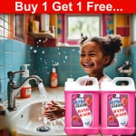 PISHARNATH Hand Wash Liquid pink 10Liter Handwash for Germ Protection, Soft & Supple Hand