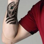 Ordershock Waterproof Real Eagle on Hand Design Temporary Body Tattoo