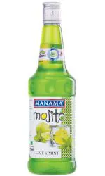 Manama Lime and Mint Mojito Syrup for Mocktails & Cocktails (750ML)