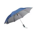 Citizen Umbrella for Men & Women, 2 Fold Auto Open, 8 Aluminium Ribs, UV Coated 190T Fabric, Windproof, Lightweight, Durable with Silver Coating, 21 Inch, Ink Blue