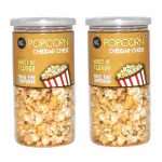 IRIE Cheddar Cheese Popcorn| Ready-To-Eat| Gourmet Flavored Popcorn - Pack of 2 (50gms Each)