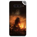 GADGETSWRAP Printed Vinyl Skin Sticker for LG V40 Thinq - Godzilla