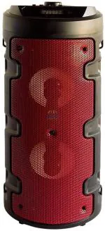 IMMUTABLE Black Wireless Bluetooth Super Bass Portable Party Speaker With Rgb Lights