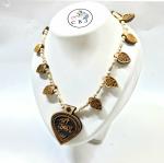 C B J Original Tulsi Kanthi Mala with Radha naam locket big mala with krishna locket