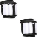 Windsor Black Acrylic A Type Face Shield With Elastic Band Safety Visor (Pack of 2)