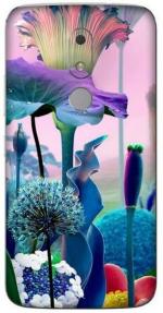 instyler Motorola Moto M Matte Vinyl Flower Printed Mobile Skin Sticker with Scratch Resistant Lamination